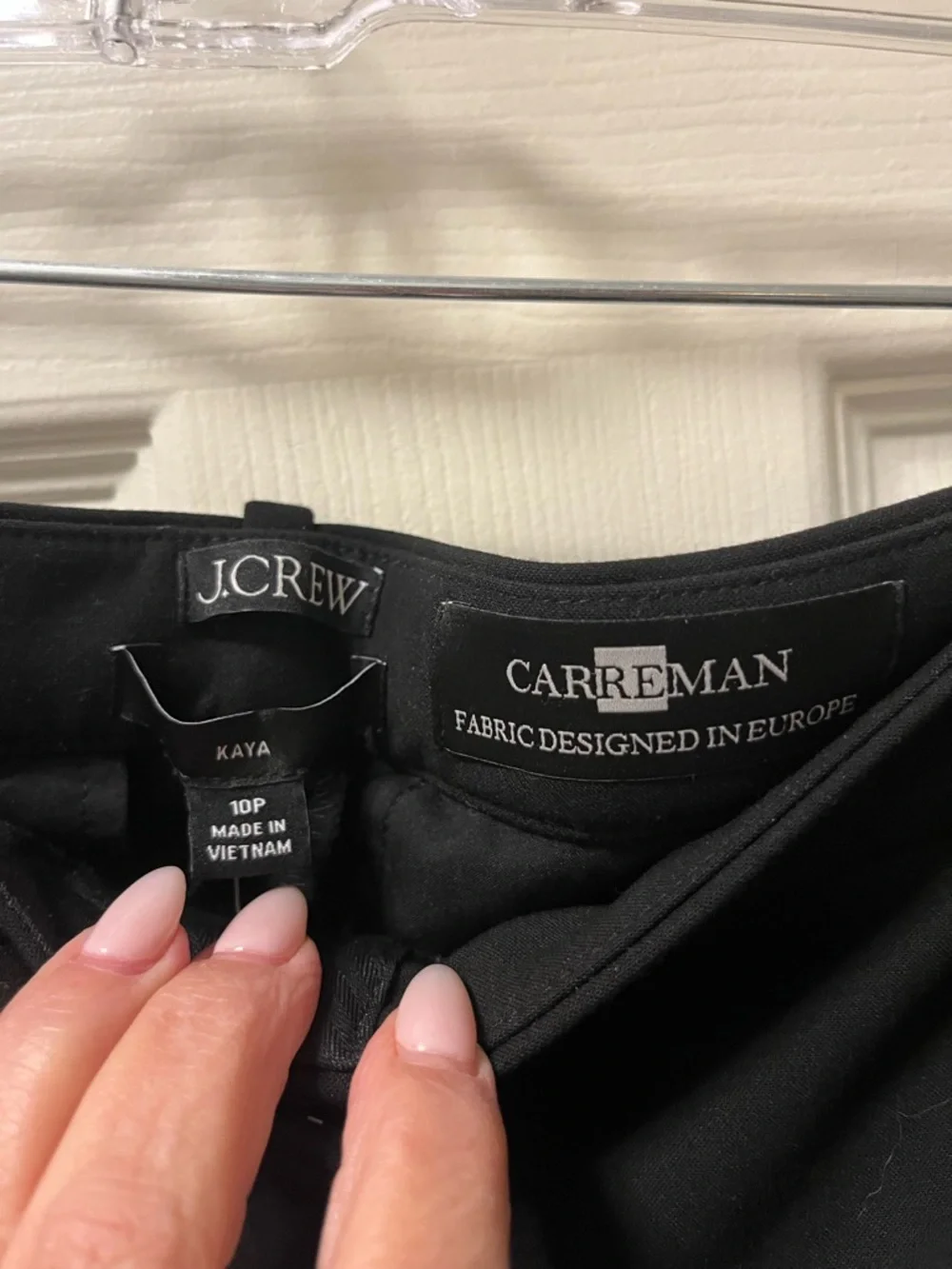 J.Crew Women’s Kaya Carreman Black Dress Pants Size 10 Petite Classic Design NWT